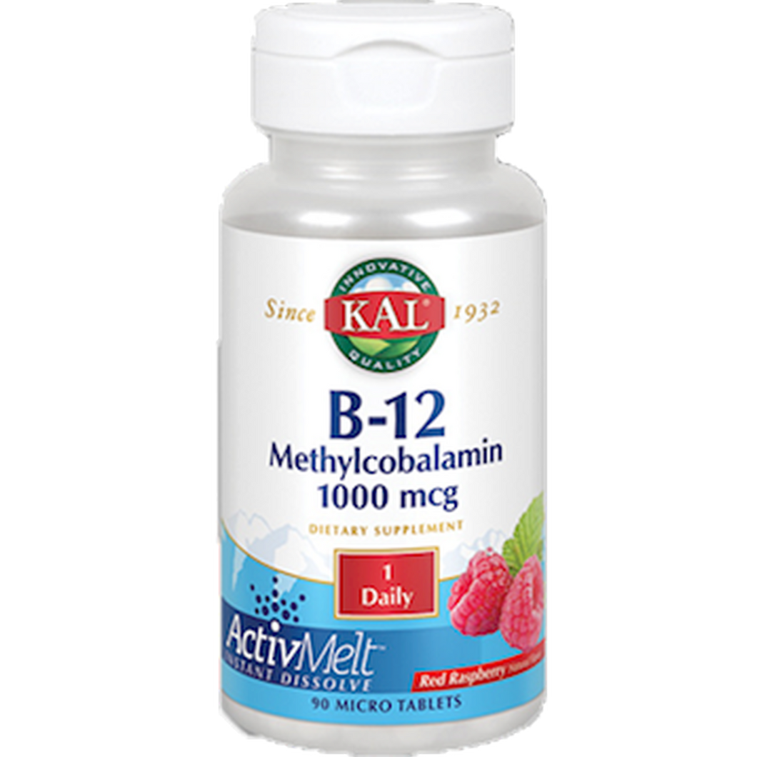 B12 Methyl 1,000 mcg Rasp 90 tablets by KAL