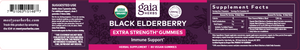 Black Elderberry ES Vegan 80 gummies by Gaia Herbs