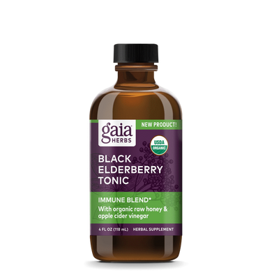 Black Elderberry Tonic 4 oz by Gaia Herbs