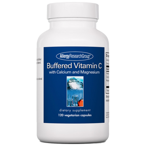 Buffered Vitamin C 120 Vegetarian Capsules with Calcium and Magnesium by Allergy Research Group
