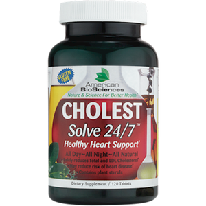 CHOLESTSolve 24/7 120 tablets by American BioSciences