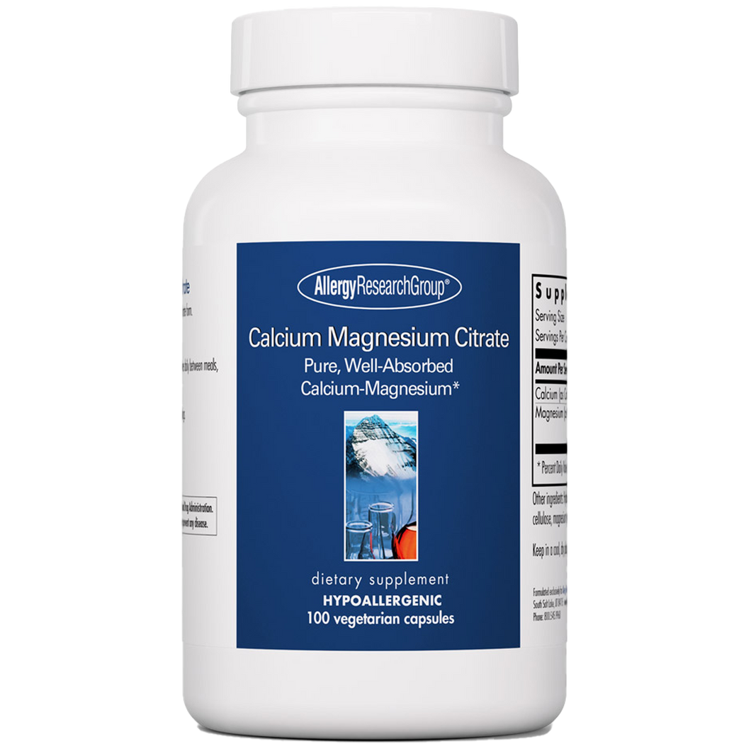 Calcium Magnesium Citrate 100 Vegetarian Capsules by Allergy Research Group