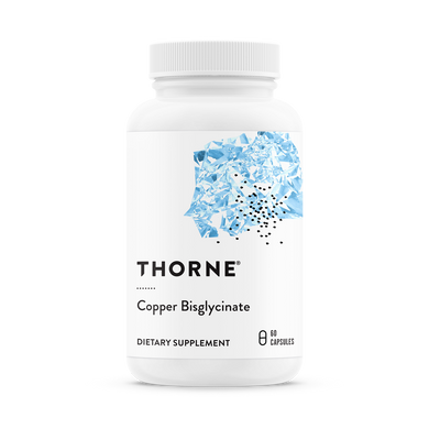 Copper Bisglycinate  60 Capsules by Thorne Research