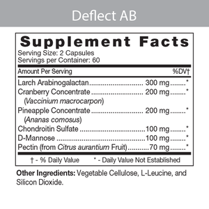 Deflect AB 120 veggie caps by D'Adamo Personalized Nutrition