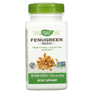 Fenugreek Seed 610 mg 180 capsules by Nature's Way
