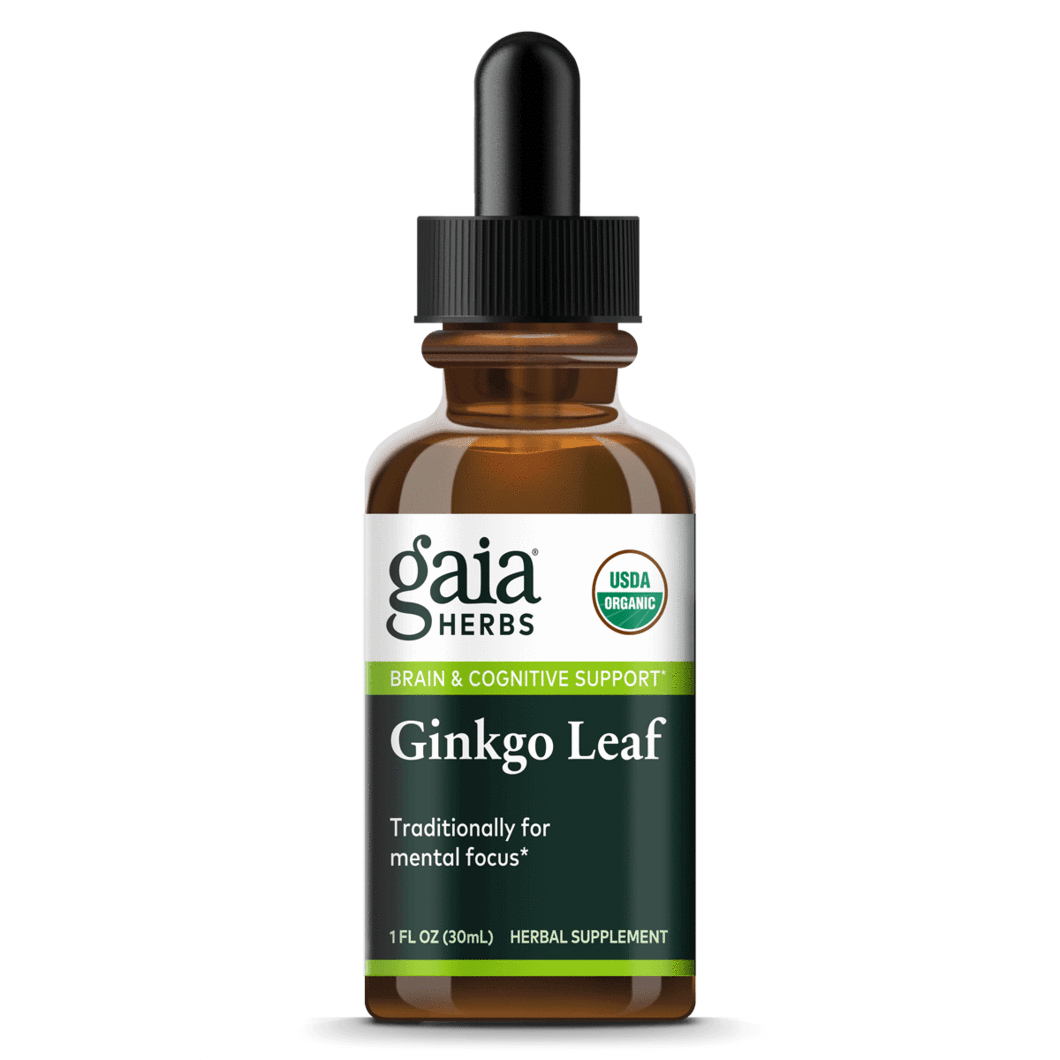 Ginkgo Leaf Organic 1 oz by Gaia Herbs