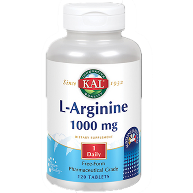 L-Arginine SR 1000 mg 120 tablets by KAL