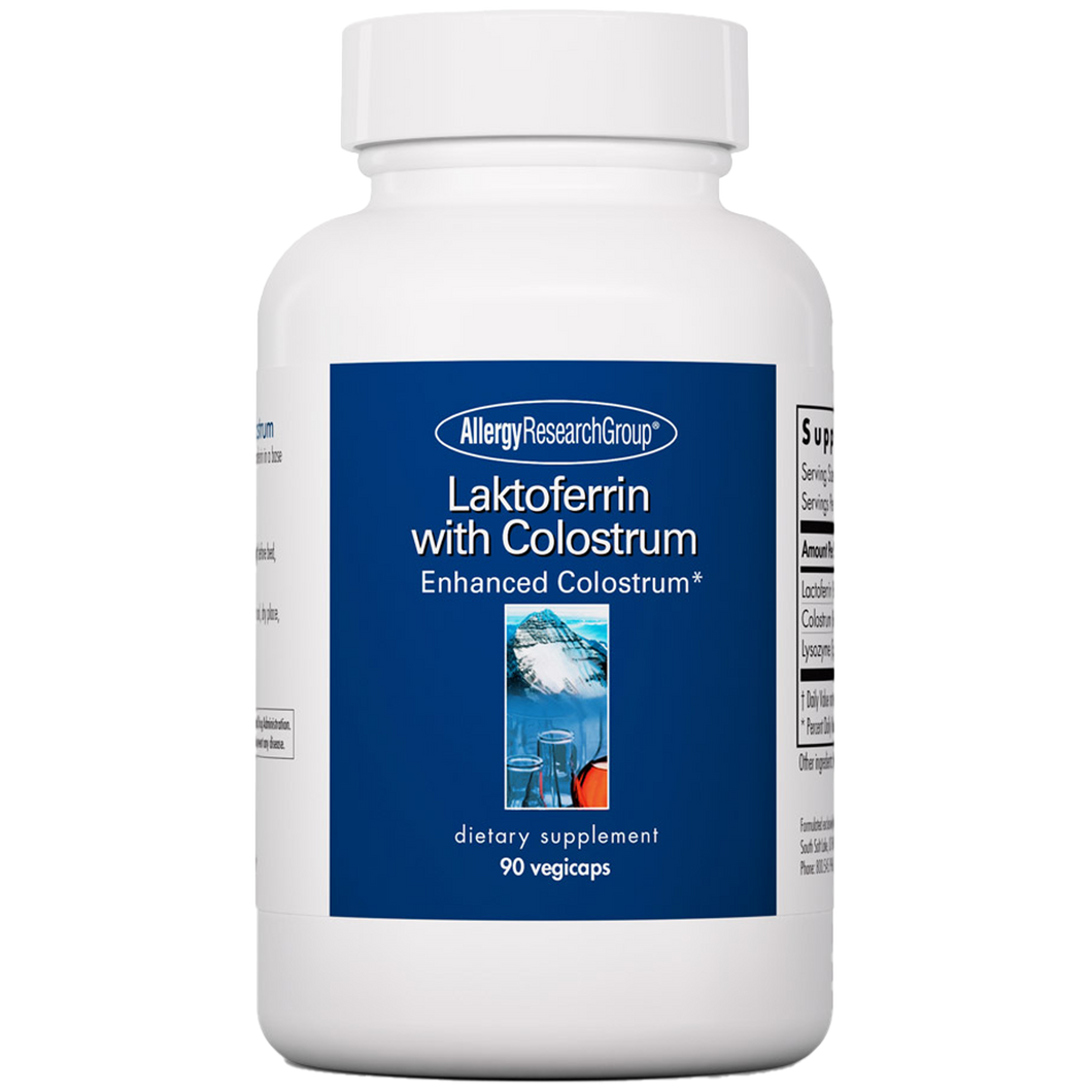 Laktoferrin with Colostrum 90 capsules by Allergy Research Group