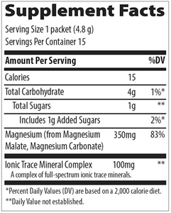 Mag Pak Citrus Raspberry 15 packets by Trace Minerals Research