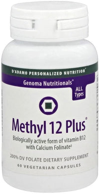 Methyl 12 Plus 60 veggie caps by D'Adamo Personalized Nutrition
