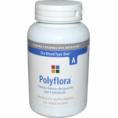 Polyflora A 120 veggie caps by D'Adamo Personalized Nutrition