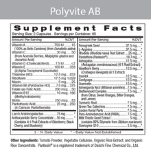 Polyvite AB 120 veggie caps by D'Adamo Personalized Nutrition