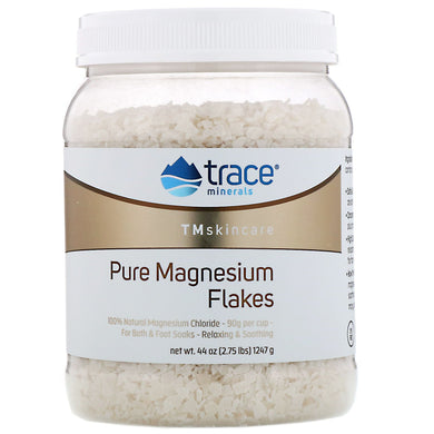 Pure Magnesium Flakes 44 oz by Trace Minerals Research