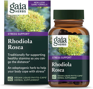 Rhodiola Rosea 60 capsules by Gaia Herbs