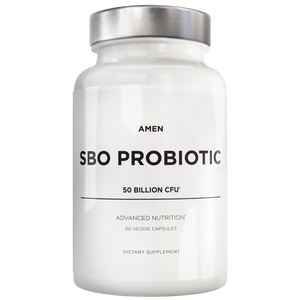 SBO Probiotic 50 bil CFU 60 veg capsules by Amen