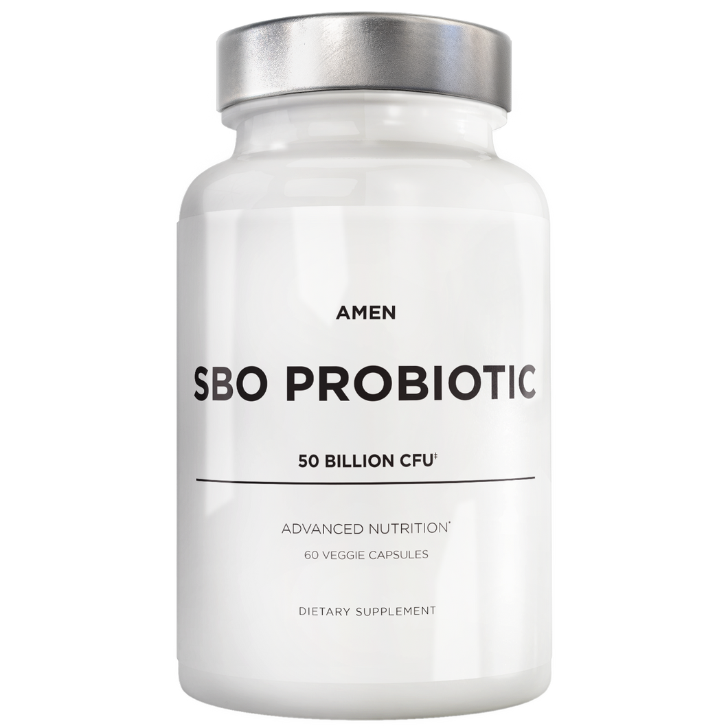 SBO Probiotic 50 bil CFU 60 veg capsules by Amen