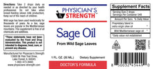Wild Sage Oil 1 oz by Physician's Strength