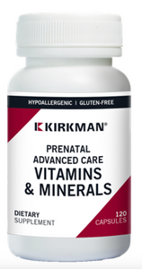 Prenatal Advanced Care Vit Min 120 Capsules by Kirkman Labs