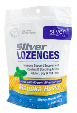 Silver Biotics Lozenges Manuka 21 lozenges by American Biotech Labs