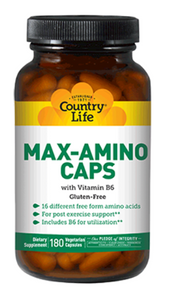 Max Amino 180 Vegetarian Capsules by Country Life
