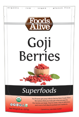 Goji Berries 8 oz by Foods Alive