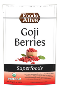 Goji Berries 8 oz by Foods Alive