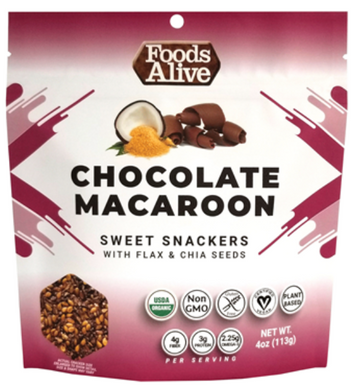 Chocolate Macaroon Snackers 4 oz by Foods Alive