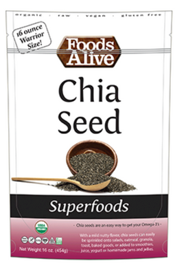 Chia Seeds Organic 16 oz by Foods Alive