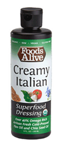 CreamyItalian Superfood Dressing 8 fl oz by Foods Alive