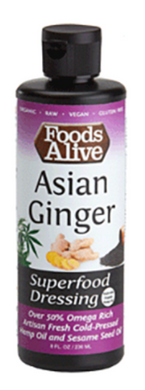 Asian Ginger Superfood Dressing 8 fl oz by Foods Alive