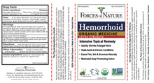 Hemorrhoid Extra Strength Org .37 oz by Forces of Nature