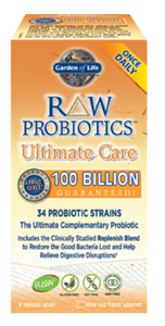 RAW Probiotics Ultimate Care 30 Vegan Capsules by Garden of Life