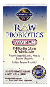 RAW Probiotics Women 90 Vegan Capsules by Garden of Life