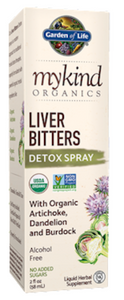Liver Bitters Organic 2oz Spray by Garden of Life