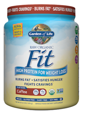 RAW Organic Fit Protein Coffee 10 Servings by Garden of Life
