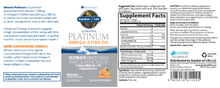 Platinum - Orange Flavored 30 Gels by Garden of Life