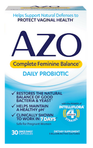 Azo Complete Feminine Balance 30 Capsules by i-Health