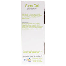 Stem Cell Face Serum 0.47 oz by Hyalogic
