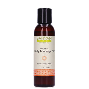 Daily Massage Oil 4 oz by Banyan Botanicals