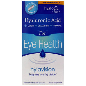 Hylavision Eye Health w/ HA 120 capsules by Hyalogic