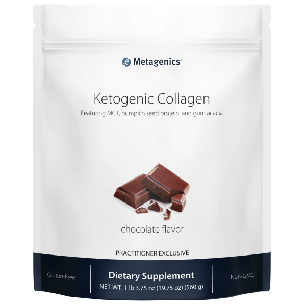 Ketogenic Collagen - Chocolate 14 servings by Metagenics