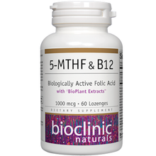 5-MTHF & B12 60 lozenges by Bioclinic Naturals