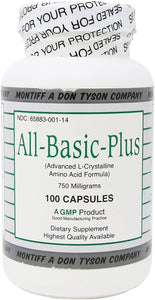 All Basic Plus 750 mg 100 capsules by Montiff