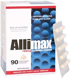 Allimax 180 mg 90 veg capsules by Allimax International Limited