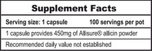 Allimax PRO 450 mg 100 veg capsules by Allimax International Limited