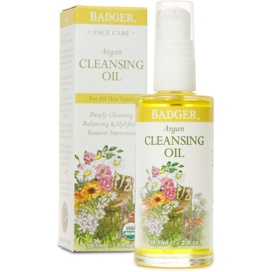 Argan Face Cleansing Oil 2 oz by Badger