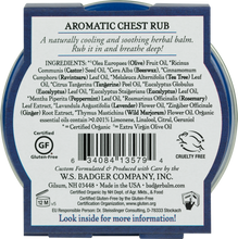 Aromatic Chest Rub 2 oz by Badger