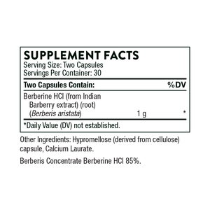 Berberine 500 - 60 Capsules by Thorne Research
