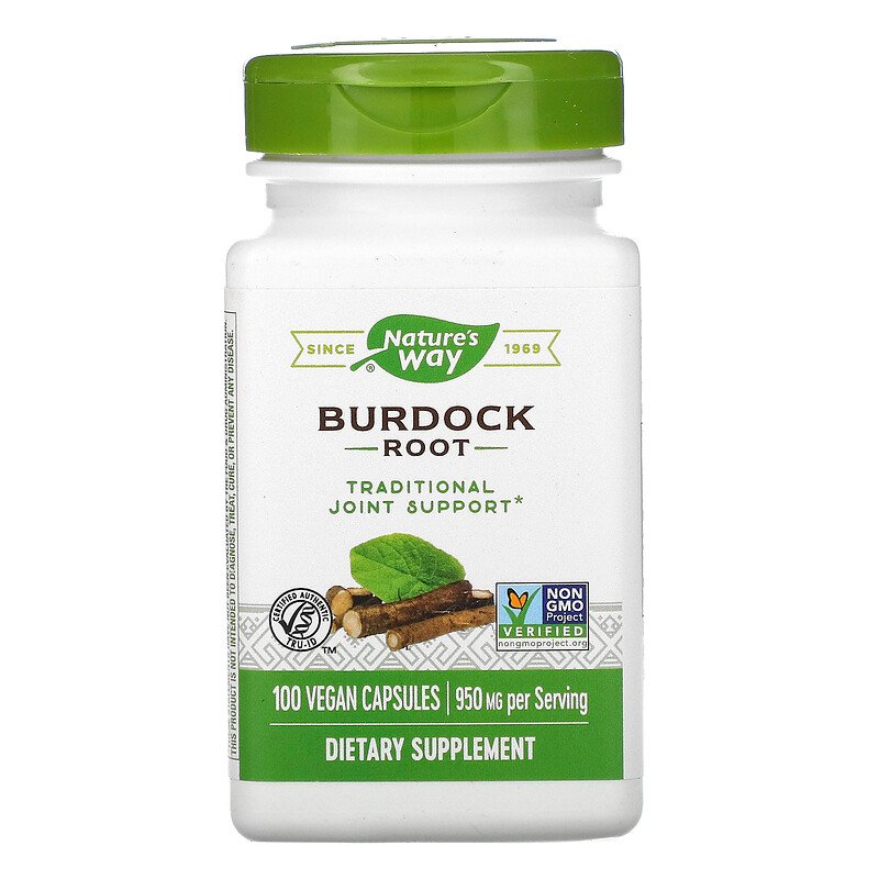 Burdock Root 950 mg 100 capsules