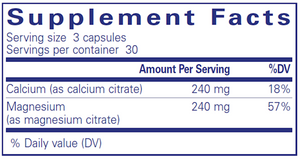 Calcium Magnesium (Citrate) by Pure Encapsulations